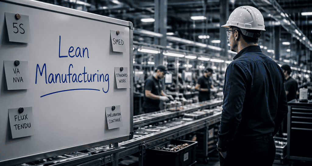 Management lean manufacturing ligne de production