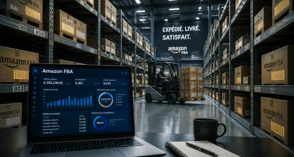 amazon fba c'est quoi entrepôt logistique automatisé