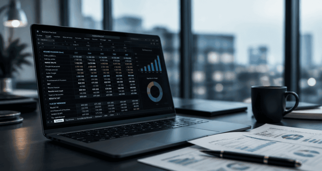 business plan excel sur ordinateur portable