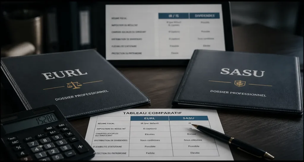 EURL vs SASU : dividendes et charges