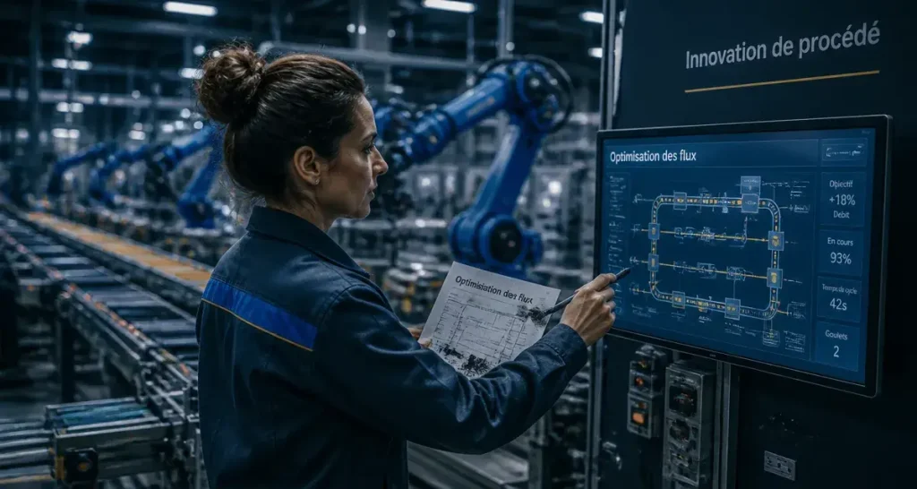 Innovation de procédé : atelier connecté et amélioration productivité