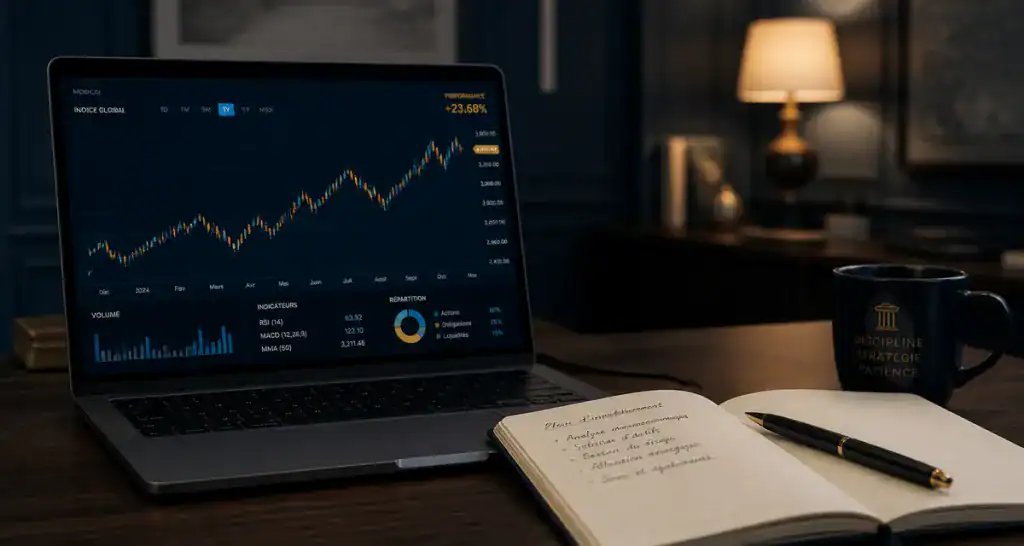 Investir en bourse petit budget ordinateur graphique