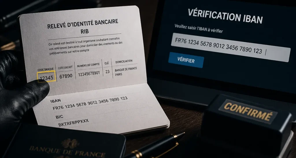 Liste code banque : code banque 5 chiffres sur RIB