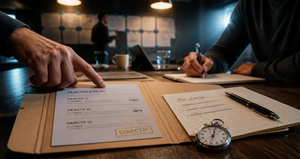 Management directif : manager et objectifs pour booster la performance sans briser l’engagement