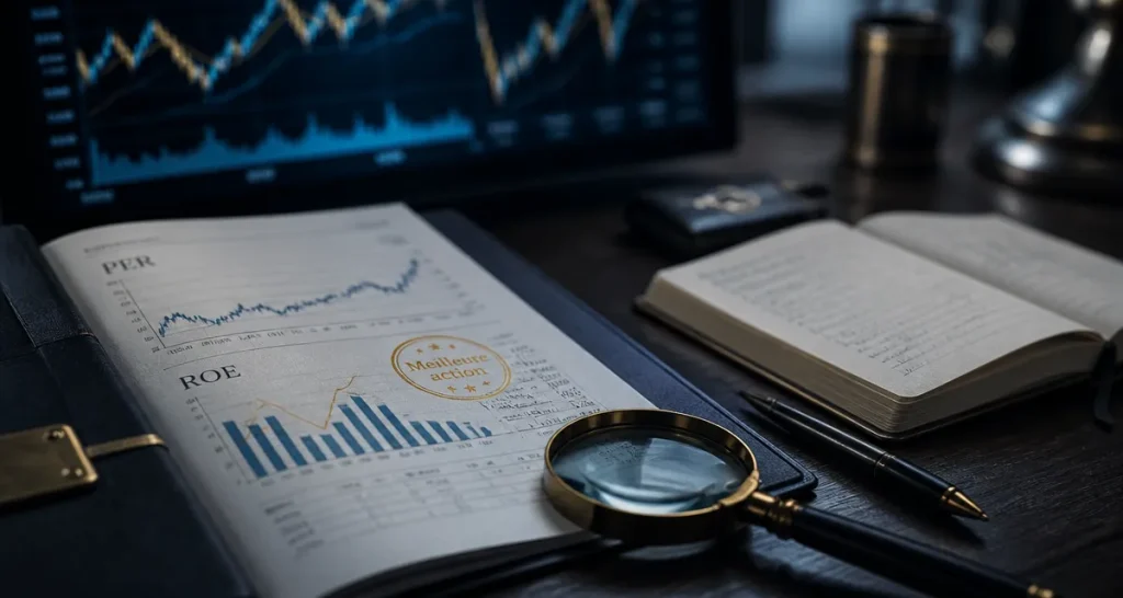 Meilleur action bourse : analyse risques PER ROE