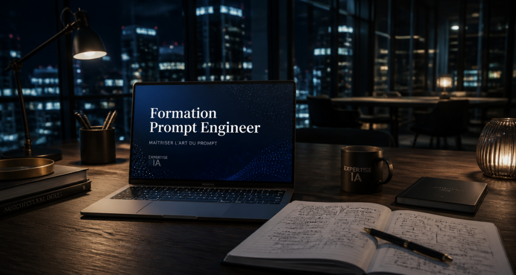 prompt engineer formation ordinateur bureau