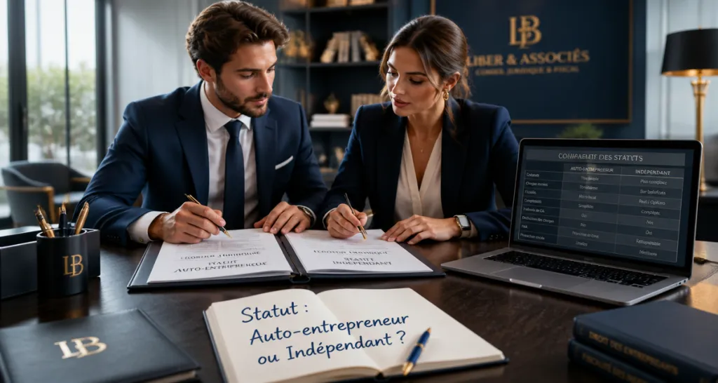 travailleur indépendant ou auto entrepreneur comparatif statut