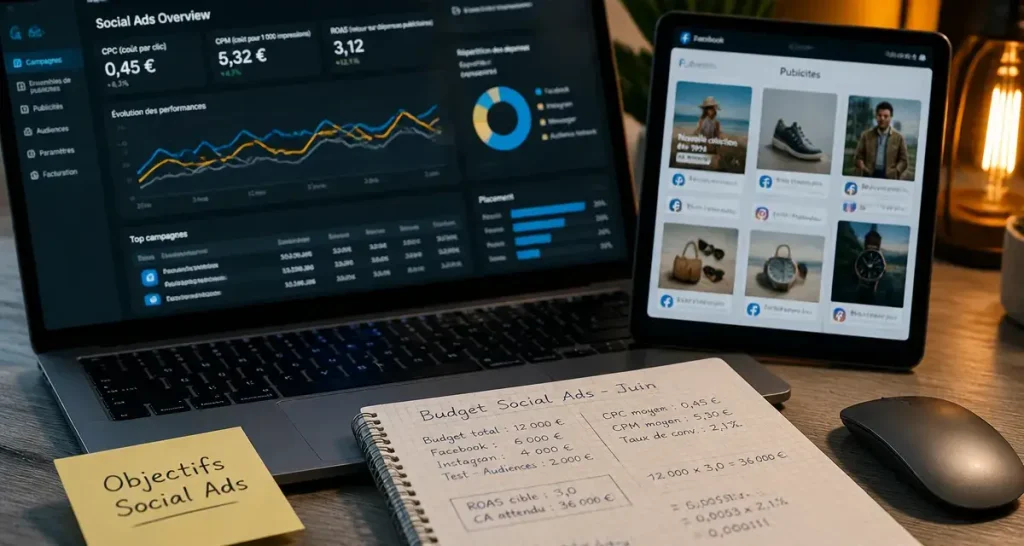 Campagne Social Ads : cibler juste, choisir le bon format et mesurer le ROI