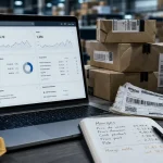 Comment vendre sur Amazon sans stock : ordinateur et Seller Central, cartons expédition