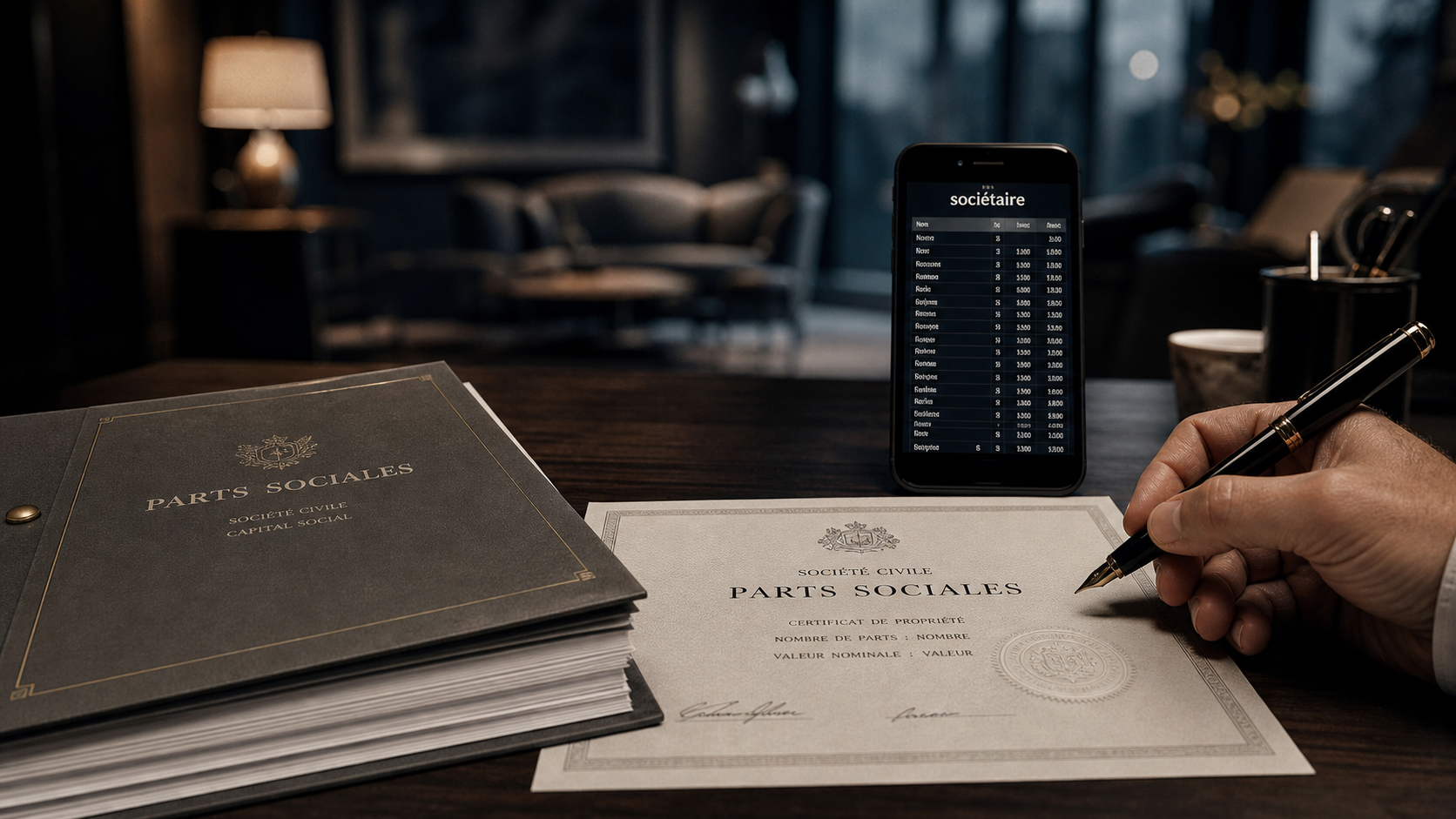 Compte part sociales : dossier et certificat, droits et rendement