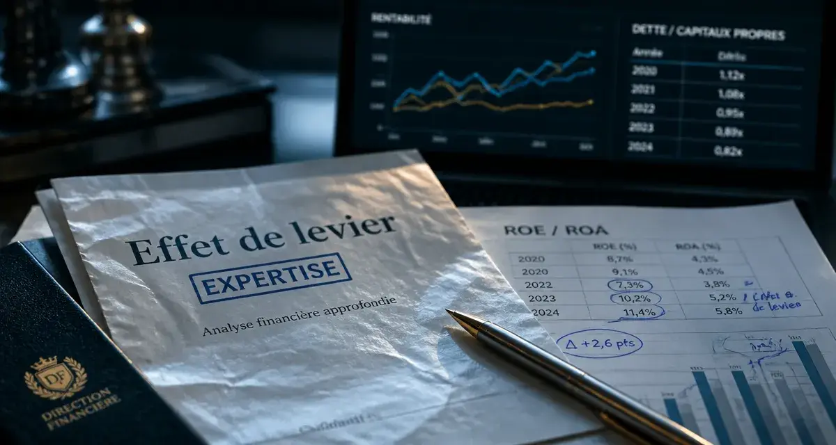 Def leverage : effet de levier finance, ROE et risque