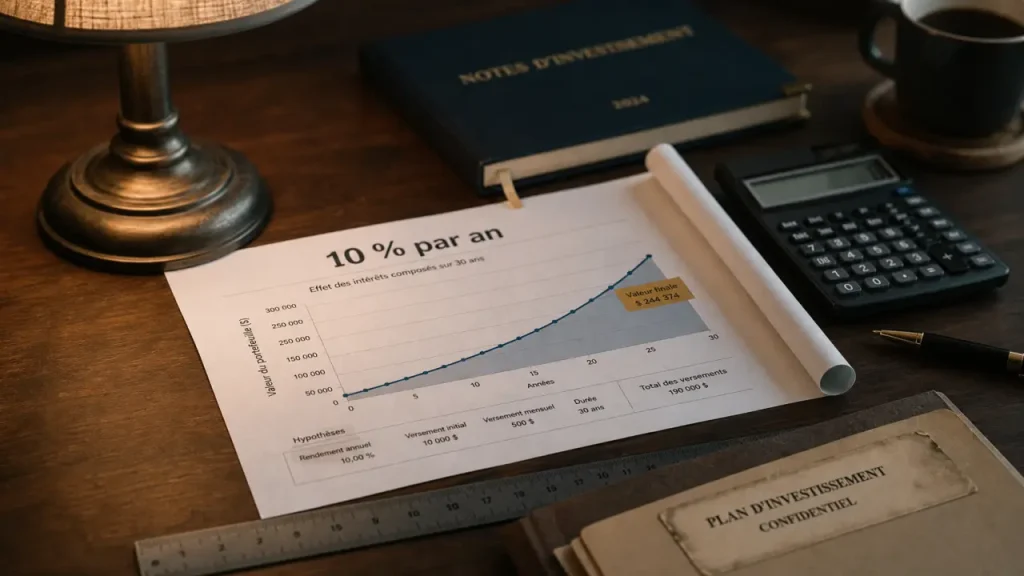 10 % par an : rendement, risque et conditions à connaître sur les placements