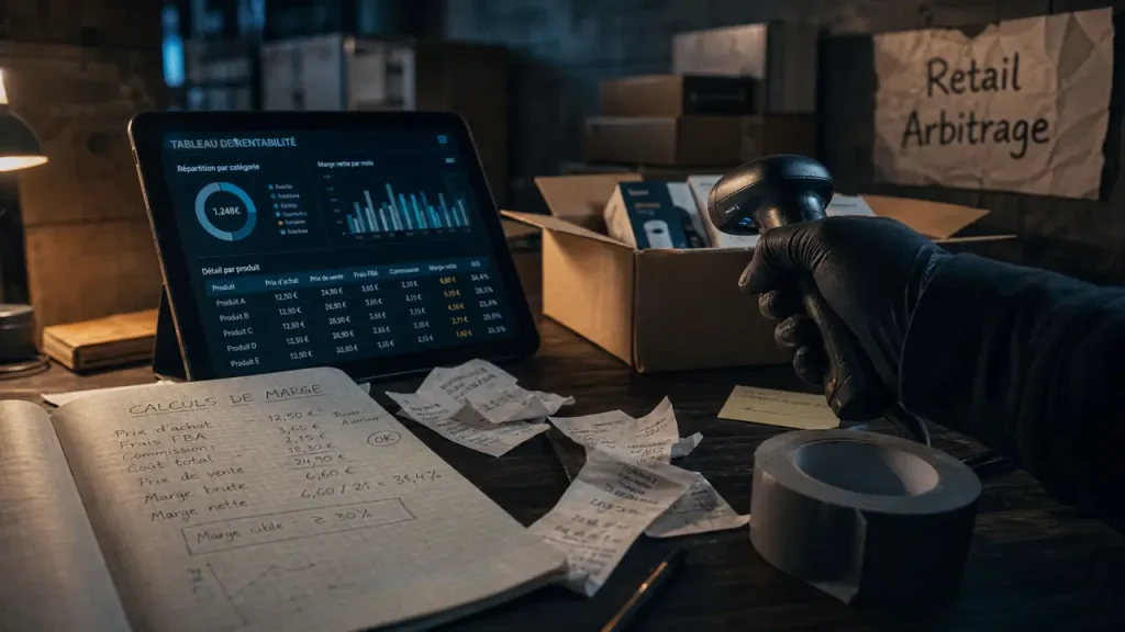 Retail arbitrage : tester, scanner et revendre avec 200 à 500 € sans créer de marque