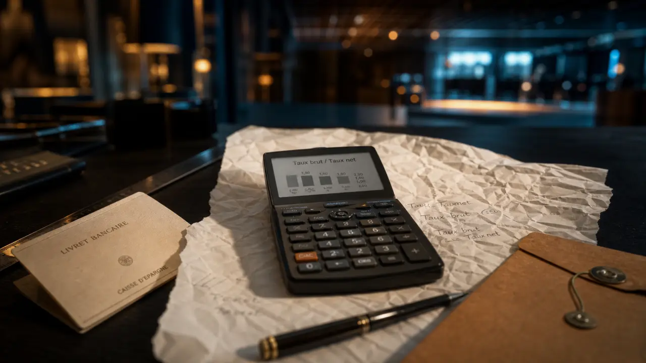 Convertir taux brut en net épargne : calcul et fiscalité