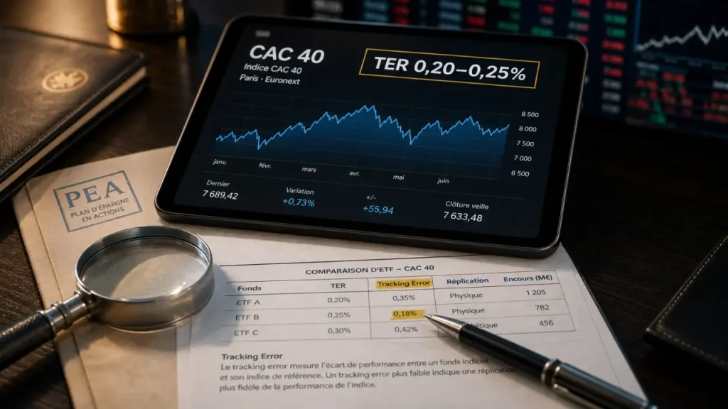 Frais, PEA, liquidité : comment choisir le meilleur ETF CAC 40 ?