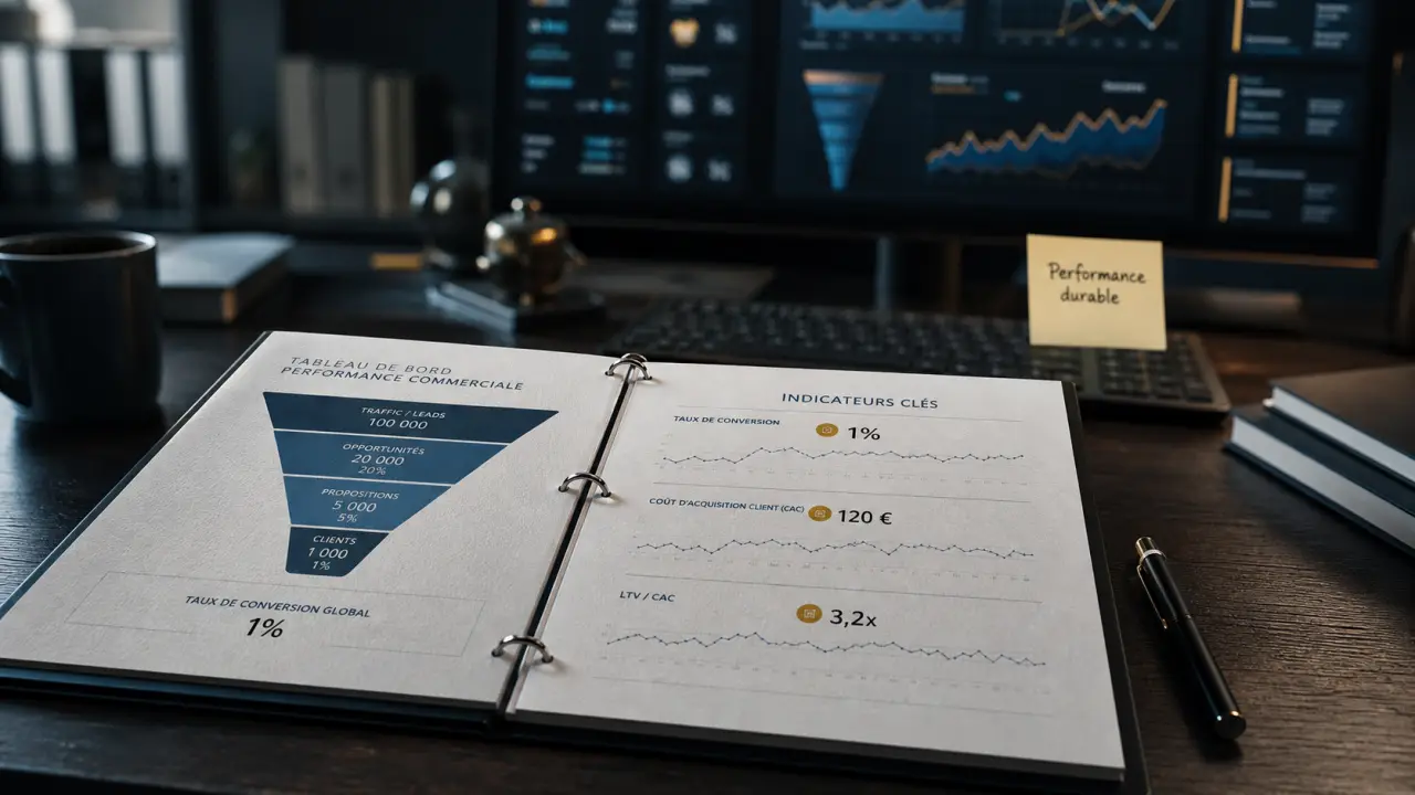 Performance commerciale : KPI CRM et pipeline pour vendre plus rentable