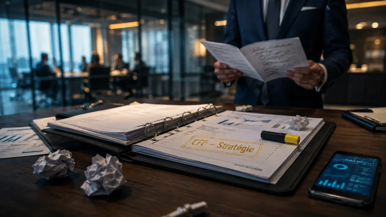 cfo directeur financier pilotant cash-flow et stratégie