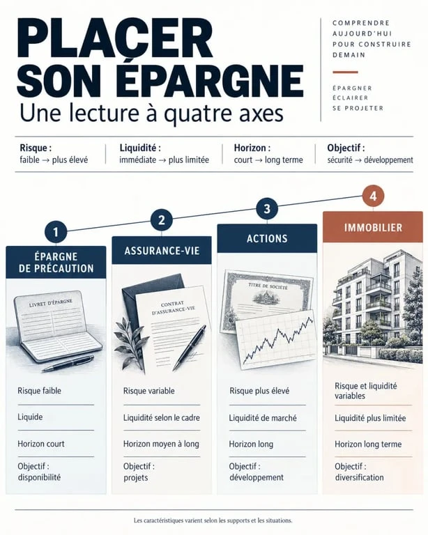 Placement financier : panorama des risques, de la liquidité et de l’horizon de placement
