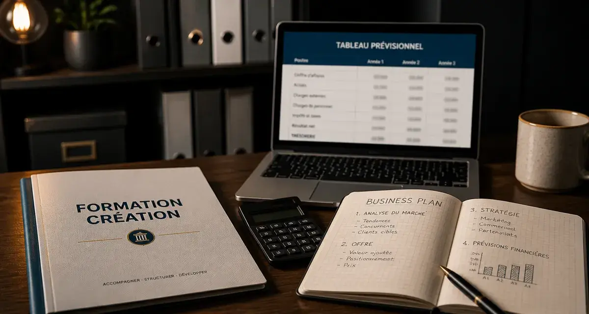 Formation création d'entreprise : calcul, business plan et prévisions pour sécuriser le lancement