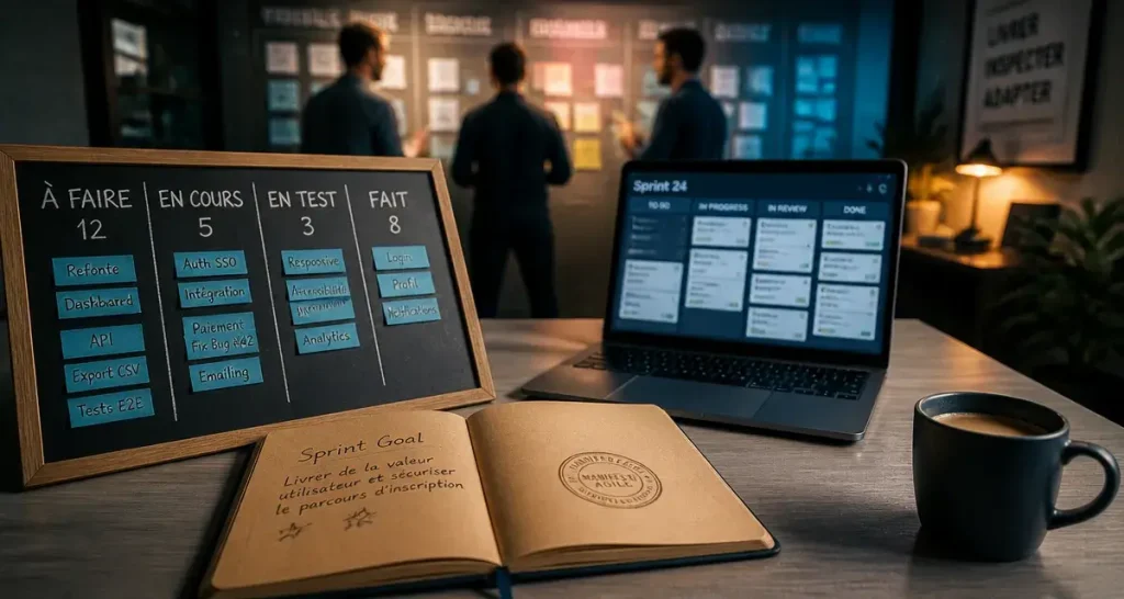 Gestion de projet agile : principes, méthodes et mise en œuvre concrète