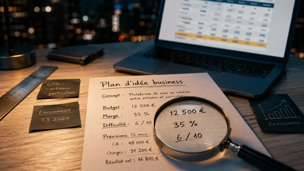 Idée business rentable : 4 critères pour valider un projet et 12 pistes à comparer