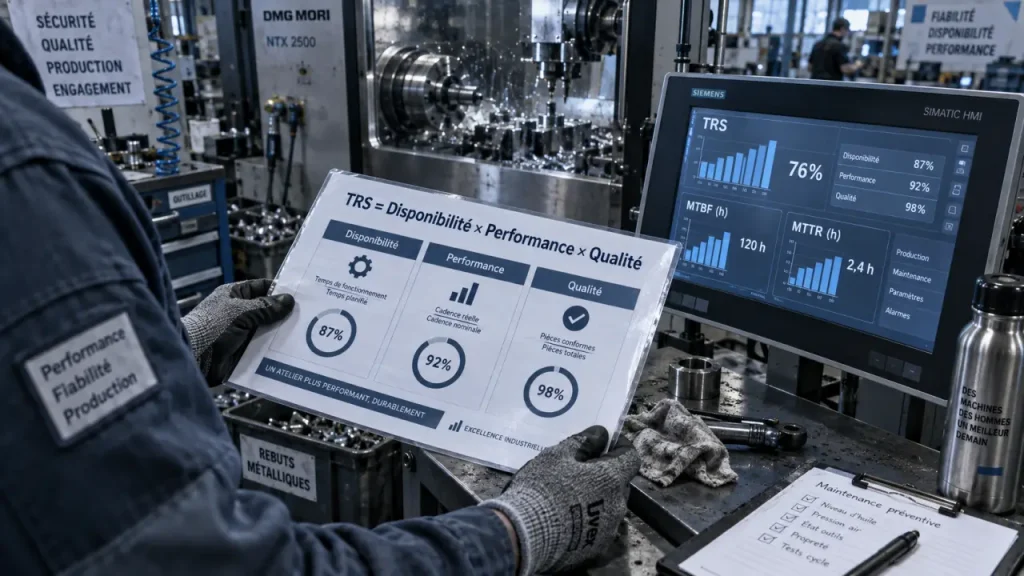 La productivité industrielle se mesure dans les pertes que le TRS révèle