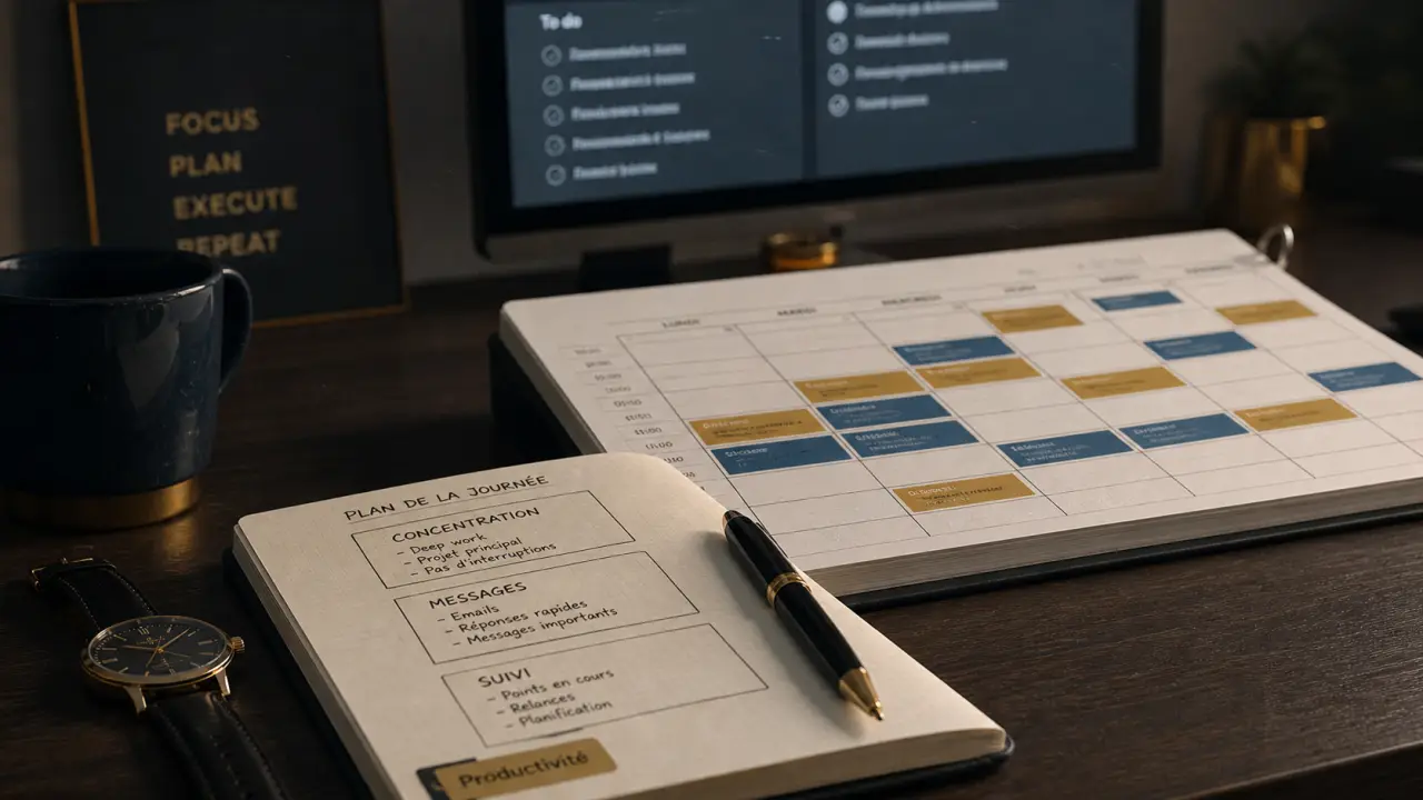 Que faire pour etre productif : planning, sommeil et priorités pour réduire le work about work