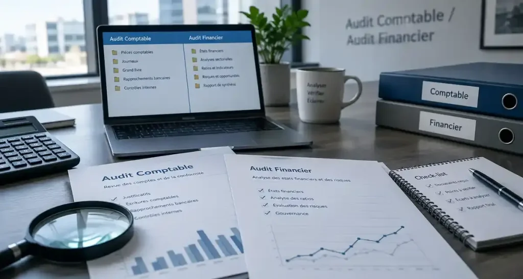 Quelles différences entre un audit comptable et financier ?