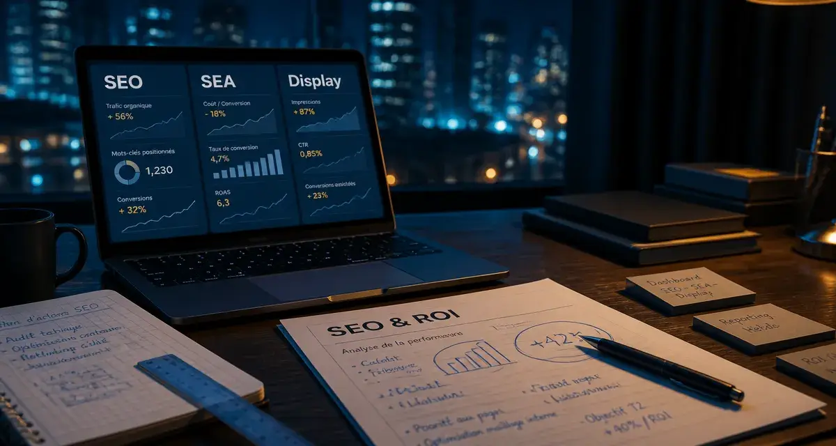 SEO and digital marketing : SEO, SEA et display pour croissance durable