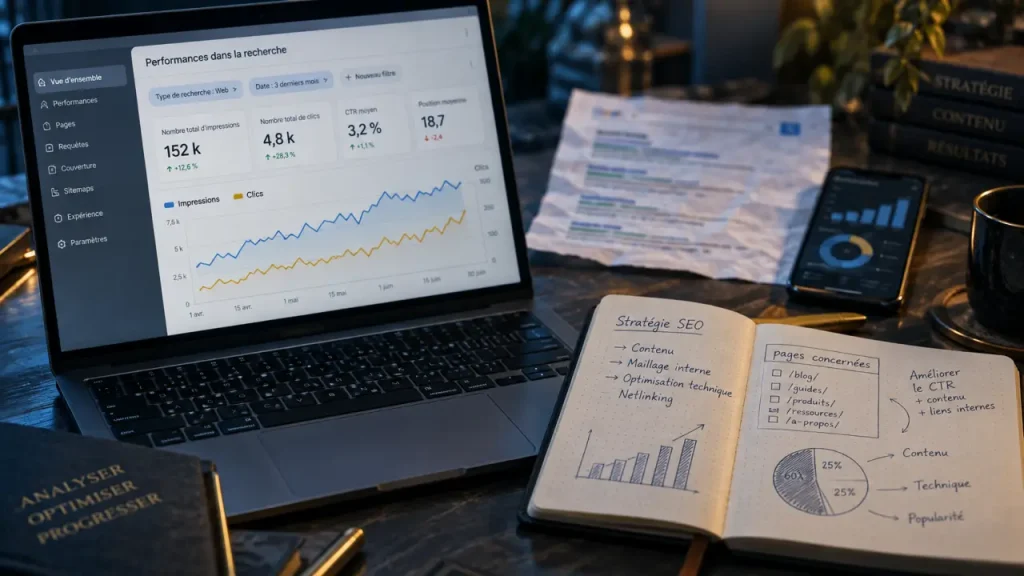 Actu SEO : trois signaux qui changent la visibilité, l’IA et le trafic organique