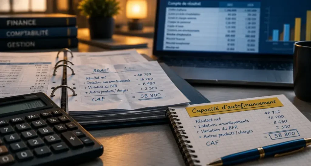 La CAF mesure vos ressources internes, sans remplacer la trésorerie