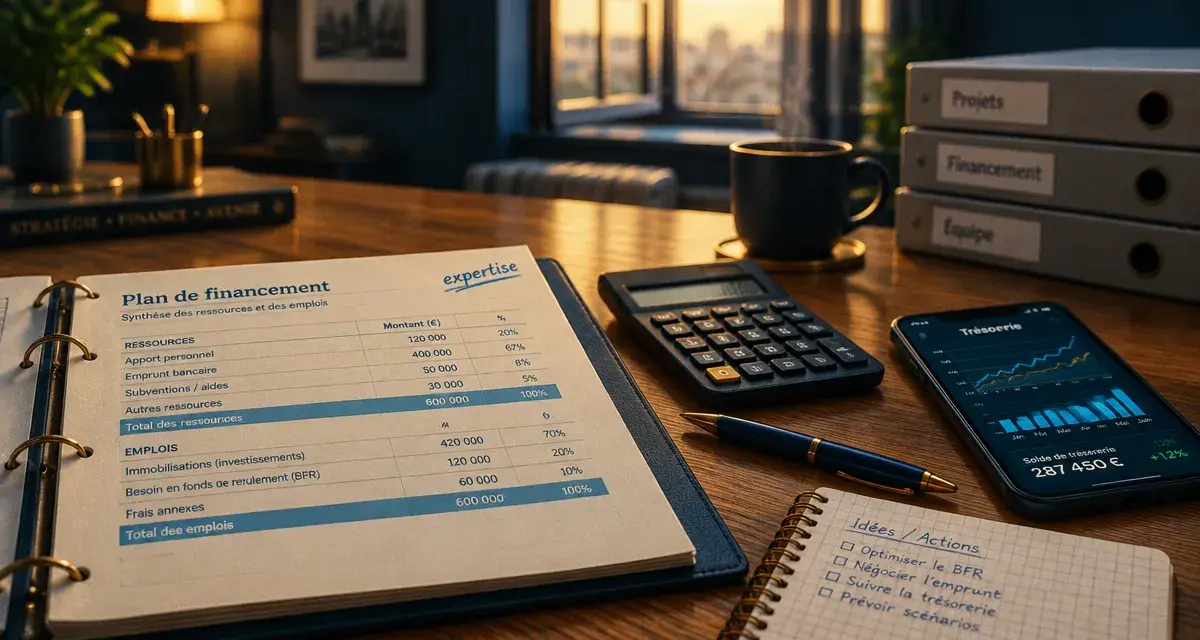Financement pour entreprise : plan de trésorerie et budget
