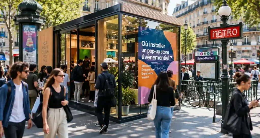 Où installer un pop-up store événementiel pour attirer un maximum de visiteurs ?